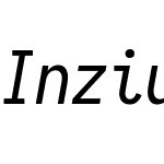 Inziu IosevkaCC Slab J