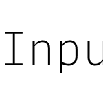 Input Mono Narrow