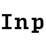 Input Serif Narrow