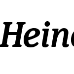 Heineken Serif