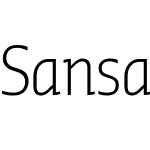 Sansa Slab Condensed