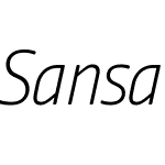 Sansa Soft Condensed