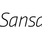 Sansa Soft SemiCondensed