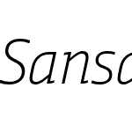 Sansa Slab SmCondensed