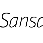 Sansa Soft SemiCondensed