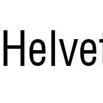 HelveticaCondensed