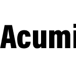 Acumin Pro Condensed