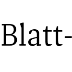 Blatt