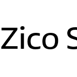 Zico Sans Std