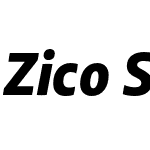 Zico Sans Condensed Std