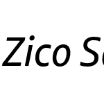 Zico Sans Condensed Std