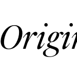 Origins E Caslon