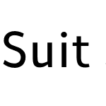 Suit Sans Pro