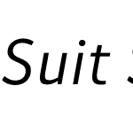 Suit Sans Pro