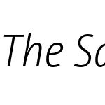 The Sans SCd