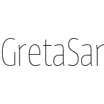 Greta Sans Condensed Pro