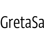 Greta Sans Condensed Pro