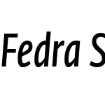 Fedra Sans Condensed Alt Pro