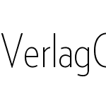 Verlag Condensed