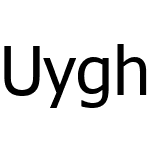 Uyghur Ziba Unicode