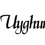 Uyghur Diwani Unicode