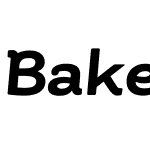 Bakewell-HeavyWideItalic