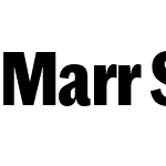 Marr Sans Condensed