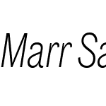 Marr Sans Condensed