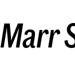 Marr Sans Condensed