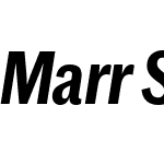 Marr Sans Condensed