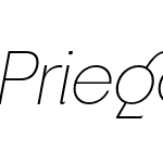 Priego-ExtraLightItalic