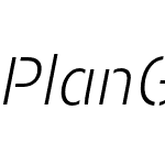 Plan Grotesque Stencil Pro