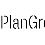 PlanGrot Stencil Condensed Pro