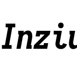 Inziu IosevkaCC Slab SC