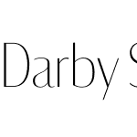 Darby Sans Poster Cond