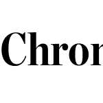 Chronicle Display Condensed