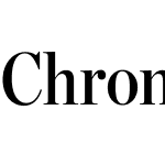 Chronicle Display Condensed