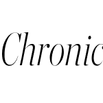 Chronicle Hairline Compressed