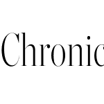 Chronicle Hairline Compressed