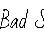 Bad Script