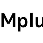 Mplus 1p Bold