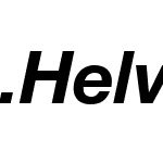 .Helvetica Neue Interface