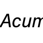 Acumin Pro