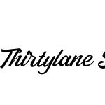 Thirtylane Script DEMO