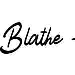 Blathe - Personal Use