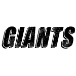 GIANTS ITALIC PERSONAL USE