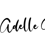 Adelle Script