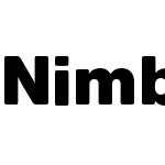 Nimbus Sans Novus T Black Ro1