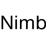 Nimbus Sans Novus T Ro1