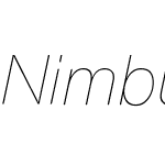 Nimbus Sans Novus T Ultra Light